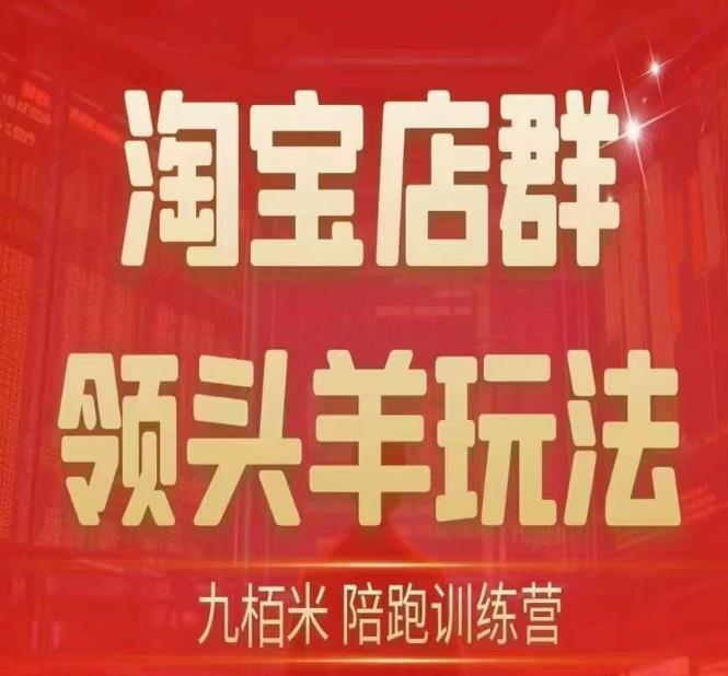 九栢米-淘宝店群领头羊玩法,教你整个淘宝店群领头羊玩法以及精细化/终极蓝海/尾销等内容 九栢米-淘宝店群领头羊玩法,教你整个淘宝店群领头羊玩法以及精细化/终极蓝海/尾销等内容
