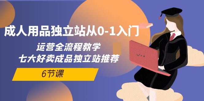 成人用品独立网站从0-1入门：运营全流程教学，七大好卖成品独立站推荐-6节课-淘秘副业