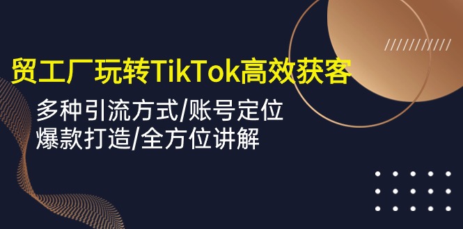 TikTok上的外贸达人：如何用短视频让客户源源不断-淘秘副业