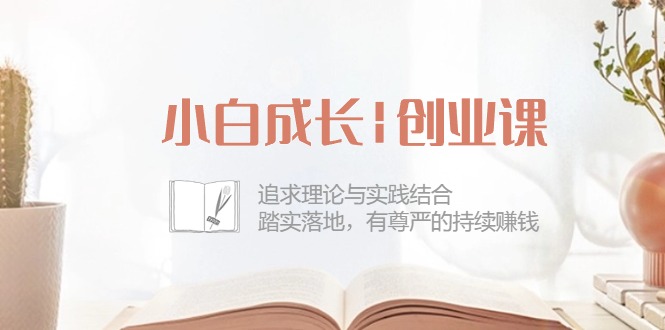 小白成长|创业课：追求理论与实践结合，踏实落地，有尊严的持续赚钱-42节-淘秘副业