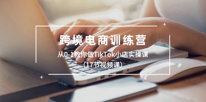 跨境电商训练营：从0-1教你做TikTok小店实操课（17节视频课）-淘秘副业