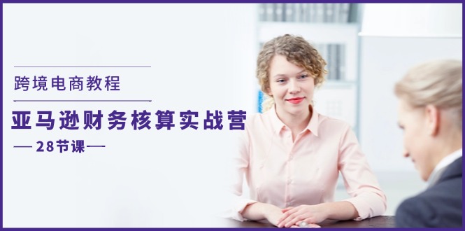 跨境电商教程：亚马逊-财务核算实战营（28节课）-淘秘副业