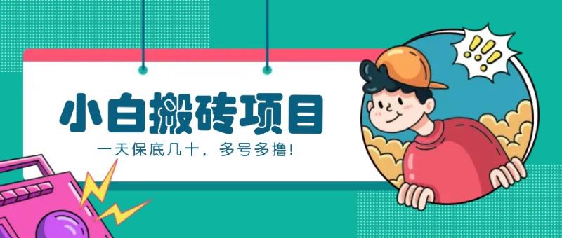 新手小白也能操作的百家号动态搬砖项目，零成本零门槛一天保底几十，多号多撸！-淘秘副业