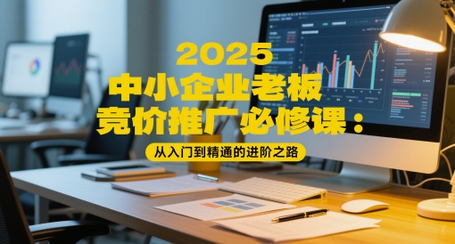 2025中小企业老板竞价推广必修课：从入门到精通的进阶之路-淘秘副业