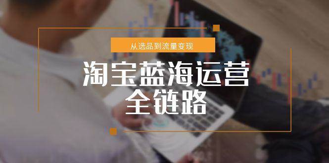 （15160期）淘宝蓝海运营全链路，从选品到流量变现，小类目突围完整方案-淘秘副业