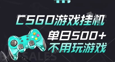 25年CSGO游戏搬砖，全自动挂G，不需要玩游戏，手机操作日入3张(不是汇率搬砖)【揭秘】-淘秘副业