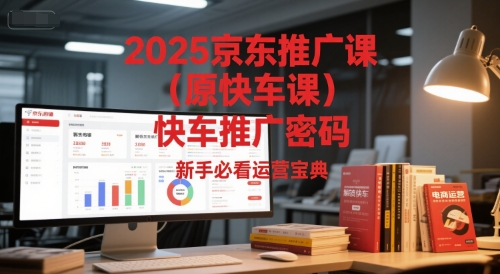 2025京东推广课（原快车课）解锁京东快车推广密码，新手必看运营宝典-淘秘副业