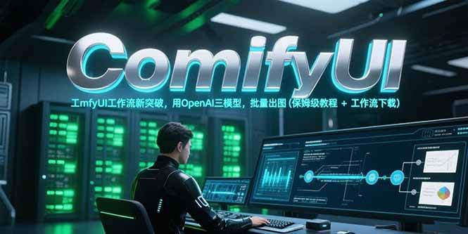 （15191期）ComfyUI工作流新突破，用OpenAI三模型，批量出图(保姆级教程+工作流下载)-淘秘副业