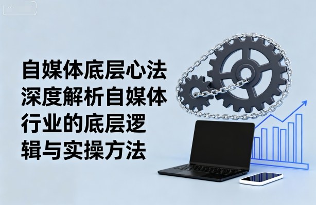 自媒体底层心法，深度解析自媒体行业的底层逻辑与实操方法-淘秘副业