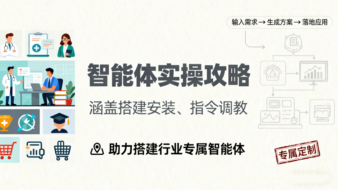 智能体实操攻略：涵盖搭建安装、指令调教，助力搭建行业专属智能体-淘秘副业