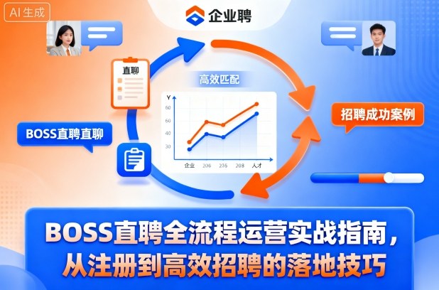 BOSS直聘全流程运营实战指南，从注册到高效招聘的落地技巧-淘秘副业