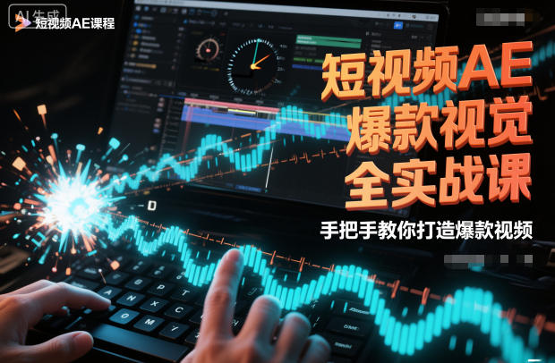 短视频AE爆款视觉全实战课，手把手教你打造爆款视频-淘秘副业