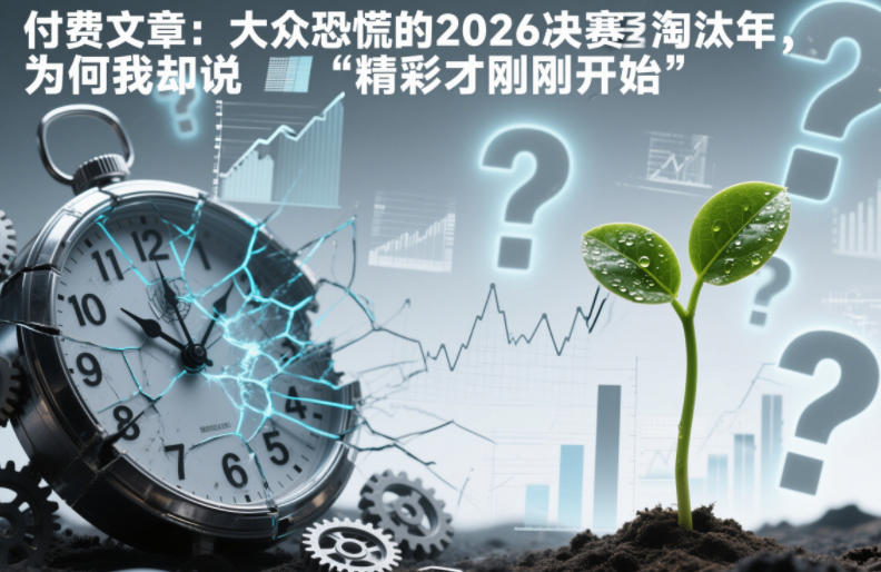 付费文章：大众恐慌的2026决赛淘汰年，为何我却说“精彩才刚刚开始”？-淘秘副业