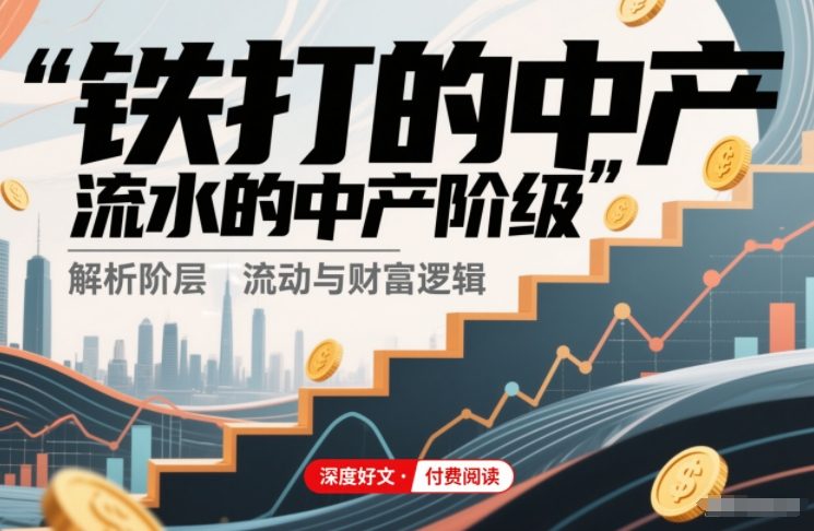 付费文章：铁打的中产，流水的中产阶级-淘秘副业