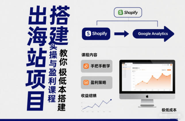 小淘出海站项目，搭建实操与盈利课程，手把手教你用极低成本搭建-淘秘副业
