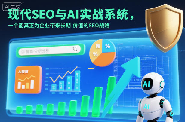 现代SEO与AI实战系统，一个能真正为企业带来长期价值的SEO战略（英语+中文字幕）-淘秘副业