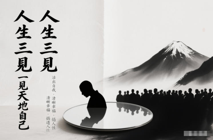 人生三见一见天地见众生见自己,活出自我拥有清晰幸福人生,搞透人性
