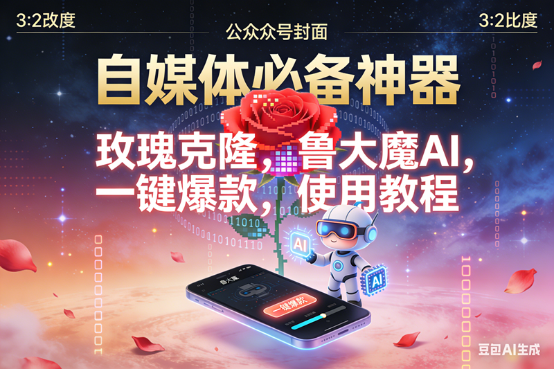 （16912期）玫瑰克隆神器，鲁大魔，ai，自媒体必备软件，一键爆款工具，详细教程-淘秘副业