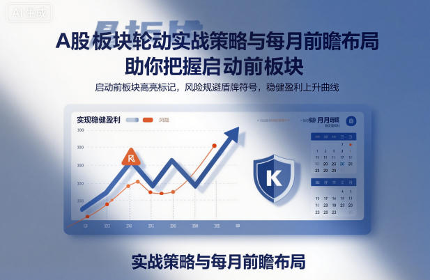 A股板块轮动实战策略与每月前瞻布局，助你把握启动前板块，规避风险，实现稳健盈利-淘秘副业