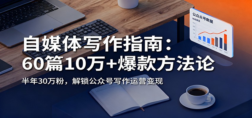自媒体写作指南：60篇10万+爆款方法论，半年30万粉，解锁公众号写作运营变现-淘秘副业