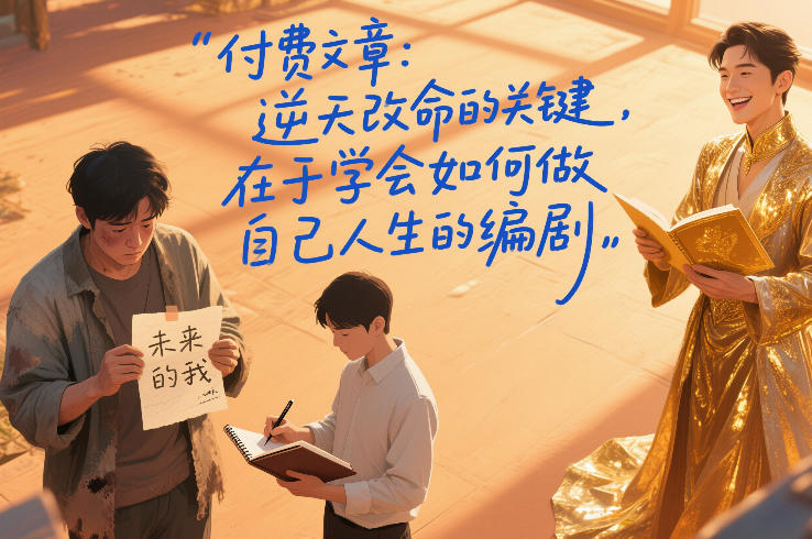 付费文章：逆天改命的关键，在于学会如何做自己人生的编剧-淘秘副业