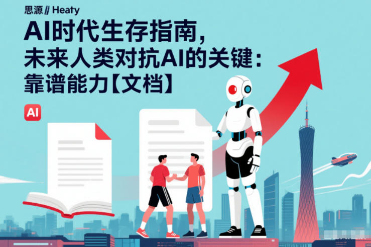 AI时代生存指南，未来人类对抗AI的关键：靠谱能力【文档】-淘秘副业