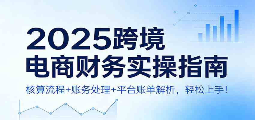 2025跨境电商财务实操指南：核算流程+账务处理+平台账单解析，轻松上手！-淘秘副业