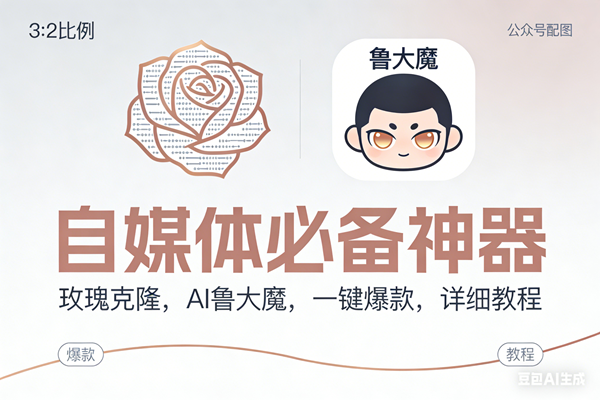 （17170期）玫瑰克隆神器，ai鲁大魔，自媒体必备工具，一键爆款神器，详细教程。-淘秘副业