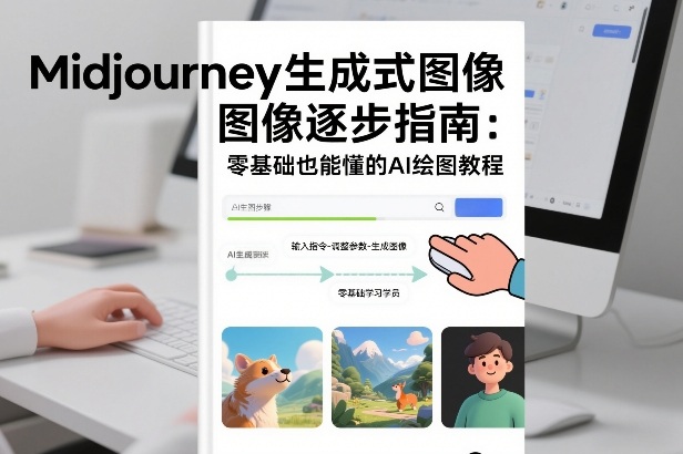 Midjourney生成式图像逐步指南：零基础也能懂的AI绘图教程-淘秘副业
