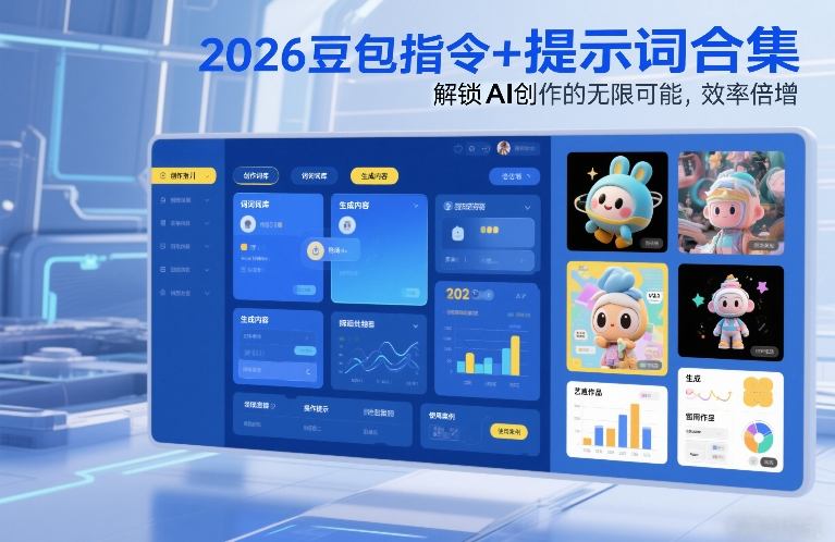 2026豆包指令+提示词合集，解锁AI创作的无限可能，效率倍增-淘秘副业
