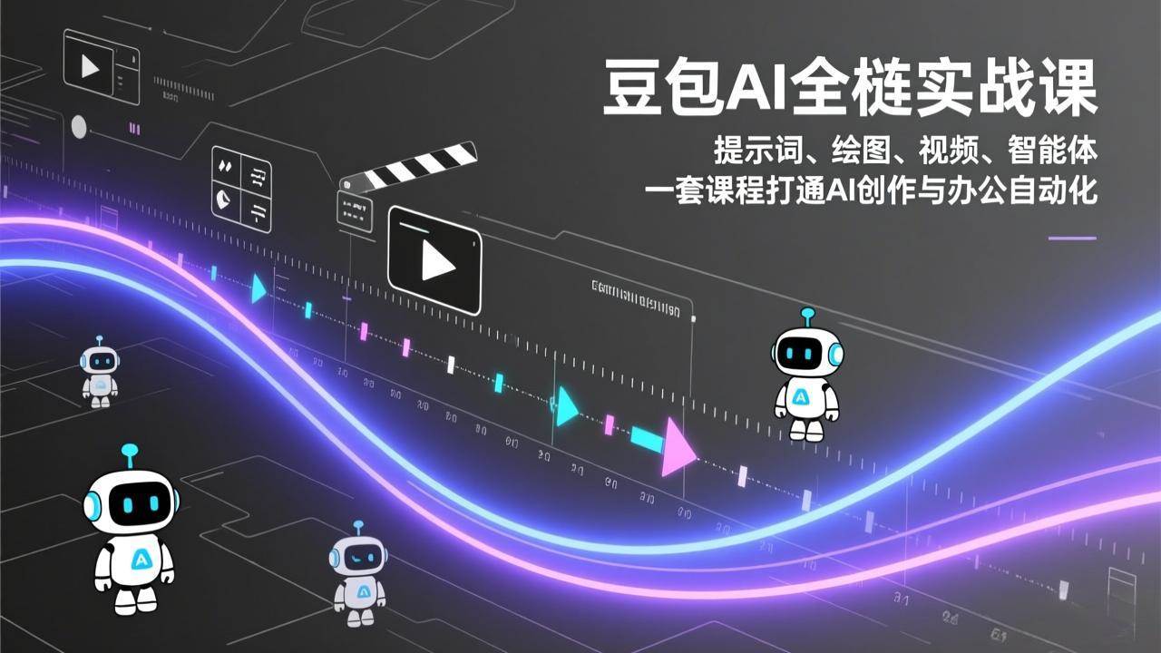 （17385期）豆包AI全栈实战课：提示词、绘图、视频、智能体，一套课程打通AI创作与办公自动化-淘秘副业