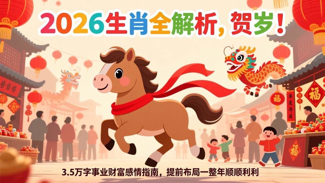（17428期）付费文章：贺岁！2026生肖全解析，3.5万字事业财富感情指南，提前布局一整年顺顺利利-淘秘副业