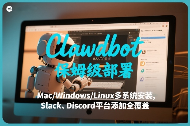 Clawdbot保姆级部署，从入门介绍、Mac/Windows/Linux多系统安装，到Slack、Discord平台添加全覆盖-淘秘副业