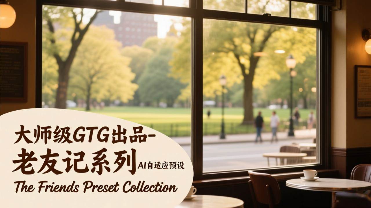 (17403期)大师级GTG出品-老友记系列AI自适应预设The Friends Preset Collection
