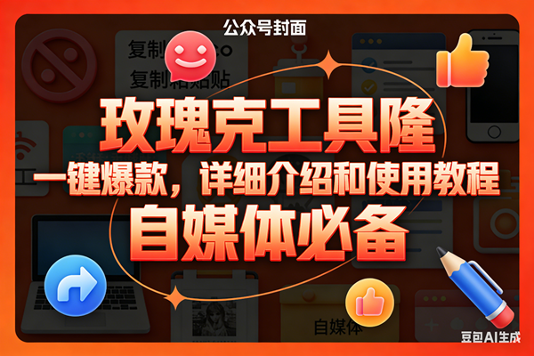 (17297期)玫瑰克隆工具,ai鲁大魔,自媒体必备神器,一键爆款神器,详细教程。