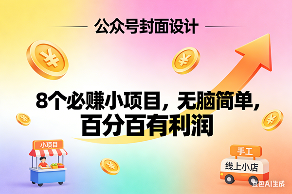 （17333期）8个必赚小项目，无脑简单，百分百有利润，副业首选，日入300+-淘秘副业