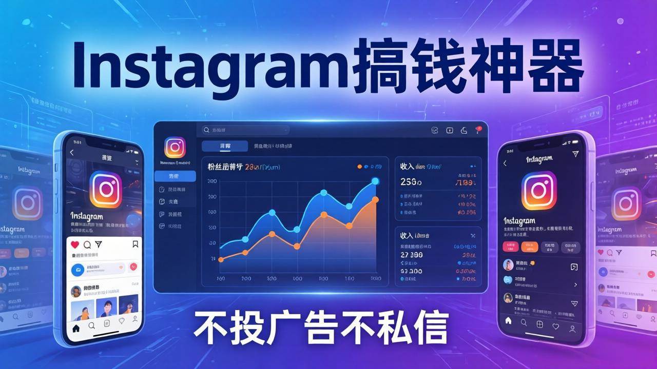 （17731期）Instagram搞钱神器：月涨6万粉+月入5万刀，不投广告不私信，靠算法+低价产品-淘秘副业