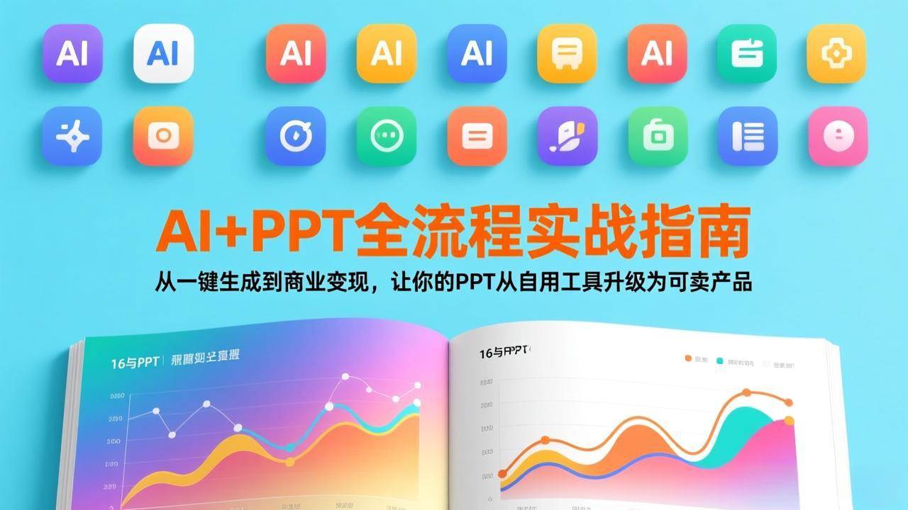 AI+PPT全流程实战指南：从一键生成到商业变现，让你的PPT从自用工具升级为可卖产品-淘秘副业