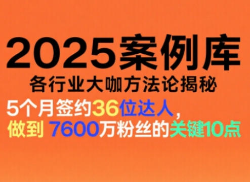 波波来了案例库，收录各行业大咖的方法论，各行业大咖方法论揭秘（更新2026年3月）-淘秘副业