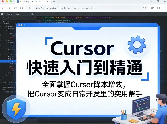 Cursor快速入门到精通，全面掌握Cursor降本增效，把Cursor变成日常开发里的实用帮手-淘秘副业