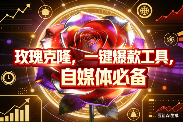 （17792期）玫瑰克隆，ai鲁大魔工具，自媒体必备神器，一键爆款，详细教程。-淘秘副业
