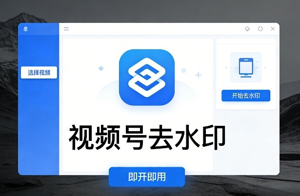 视频号去水印软件，电脑软件，即开即用-淘秘副业