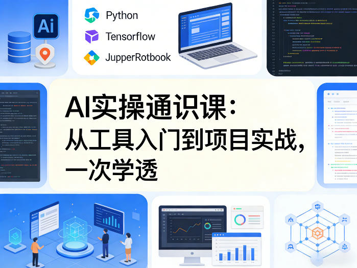 AI实操通识课，从工具入门到项目实战，一次学透-淘秘副业