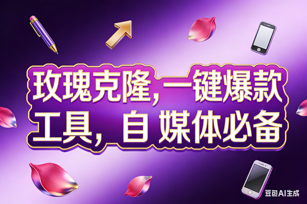 （17695期）玫瑰克隆工具，ai鲁大魔，自媒体必备神器，一键爆款，详细教程。-淘秘副业
