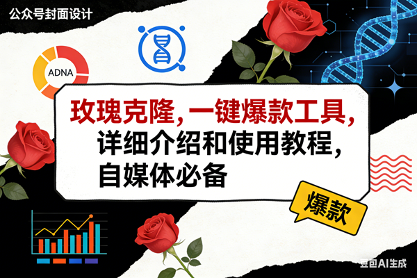 （17557期）玫瑰克隆工具，ai鲁大魔，自媒体必备神器，一键爆款神器，详细教程。-淘秘副业