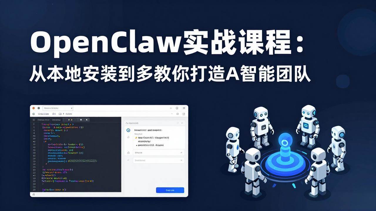 （17883期）OpenClaw实战课程：从本地安装到多Agent协同，手把手教你打造AI智能团队-淘秘副业