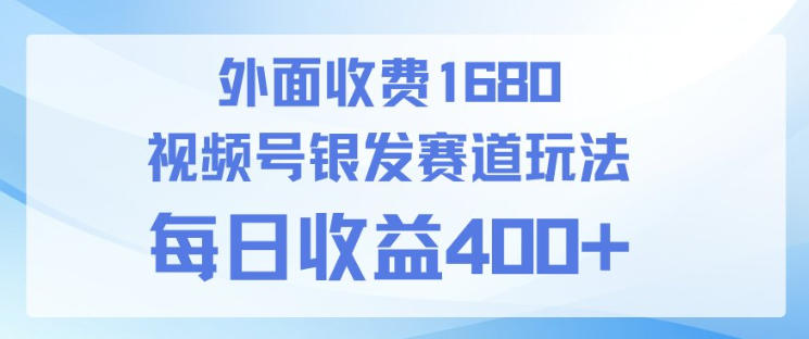 视频号银发赛道玩法，ai上手简单，新手小白可做，日收益4张+【附带教程】-淘秘副业
